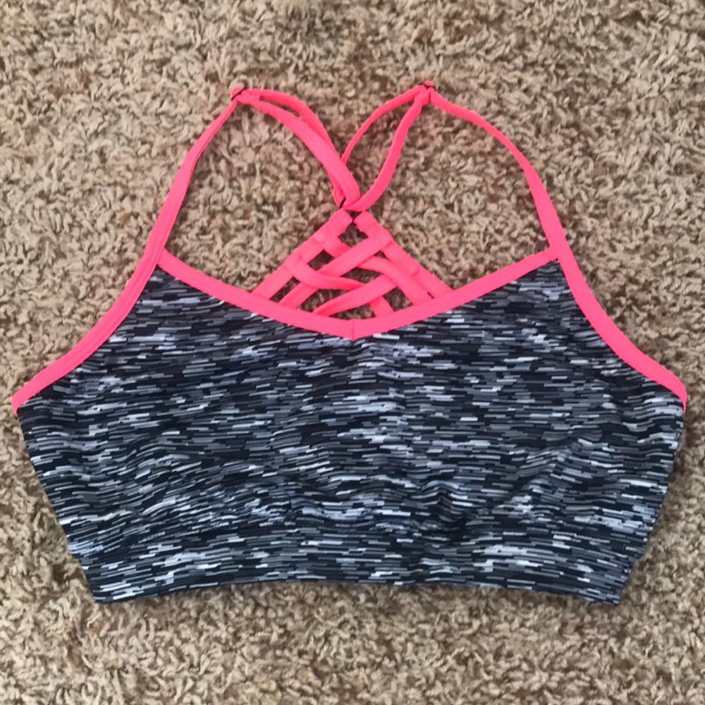 Cute pink sports bra